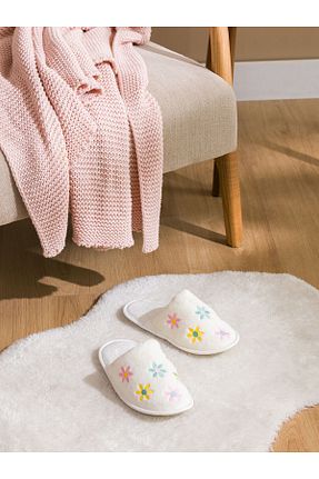 دمپائی خانگی نباتی زنانه پاشنه کوتاه (1 - 4 سانتی متر) LC Waikiki - کد 863078043