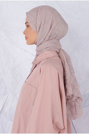 شال بنفش زنانه پلی استر HEQA - کد 849627803