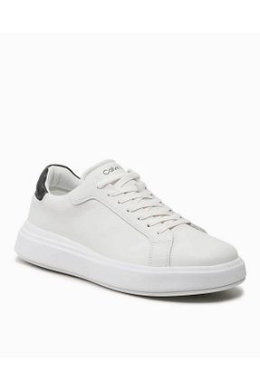 کفش اسنیکر سفید مردانه چرم اصل Calvin Klein - کد 674592961