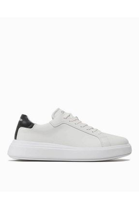کفش اسنیکر سفید مردانه چرم اصل Calvin Klein - کد 674592961