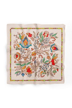 دستمال گردن رنگی زنانه D scarf - کد 873180321