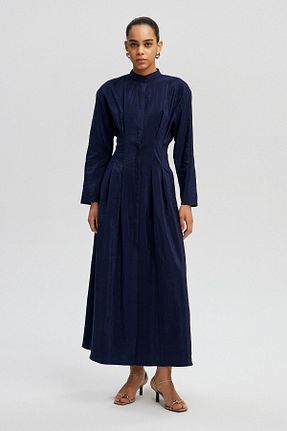 لباس حجاب سرمه ای زنانه Relaxed Touche Prive - کد 822873118