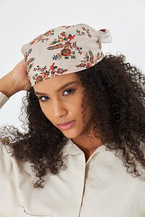 دستمال گردن قهوه ای زنانه D scarf - کد 873179973
