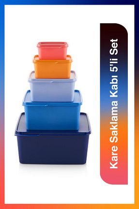 ظرف نگهداری رنگی پلاستیک Tupperware - کد 332191548