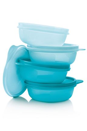 ظرف نگهداری آبی پلاستیک Tupperware - کد 75739555