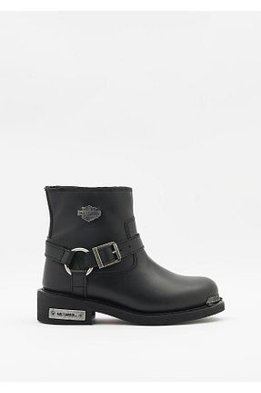 بوت / نیم بوت مشکی زنانه پاشنه پر Harley Davidson - کد 853725474