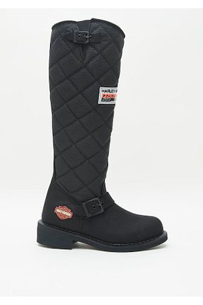 بوت / نیم بوت مشکی زنانه نبوک Harley Davidson - کد 422892218