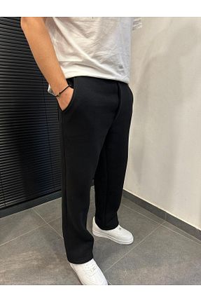شلوار کرمگن مشکی مردانه Relaxed Detts - کد 874979993