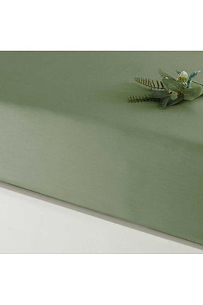 ست ملحفه تکنفره سبز پنبه Linens - کد 874995714