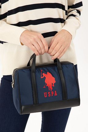 کیف دوشی سرمه ای زنانه چرم مصنوعی U.S. Polo Assn. - کد 875028753