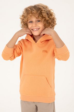 سوئیشرت زرد بچه گانه ساده U.S. Polo Assn. - کد 865466506