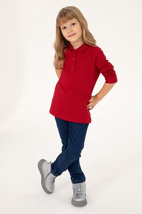 سوئیشرت قرمز بچه گانه ساده U.S. Polo Assn. - کد 849015811
