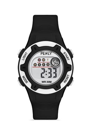 ساعت مچی مشکی بچه گانه 31-35 میلی متر Penly - کد 845029502