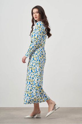 لباس سفید زنانه بافتنی Mizalle - کد 815544974