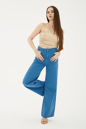 شلوار سرمه ای زنانه پارچه Fashion Friends - کد 650195064