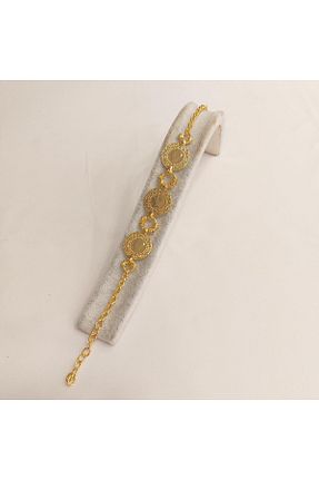 دستبند جواهر زرد زنانه Zarifgoldimitasyon - کد 875133131