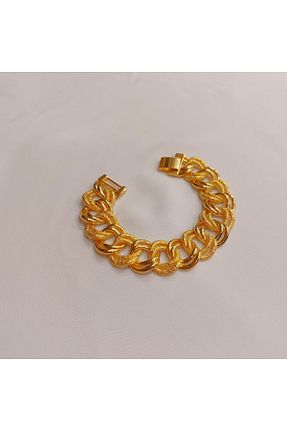 دستبند جواهر زرد زنانه Zarifgoldimitasyon - کد 875130706