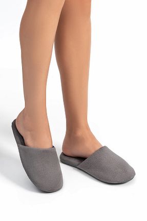 دمپائی خانگی طوسی زنانه پارچه ای Twigy - کد 805484234