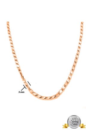 گردنبند نقره صورتی زنانه 925 عیار Adal Silver - کد 875197482