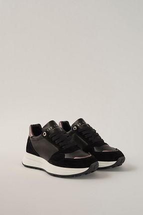کفش اسنیکر مشکی زنانه بند دار Ted Baker - کد 853788167