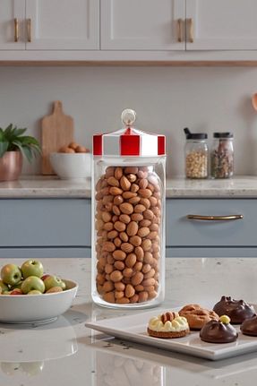 ظرف نگهداری سفید شیشه Karaca - کد 839248833