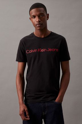 تیشرت مشکی مردانه رگولار Calvin Klein - کد 735993572