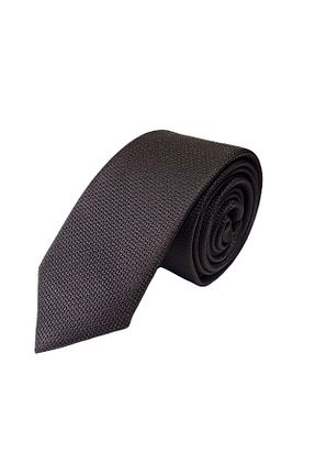 کراوات مشکی مردانه میکروفیبر Gutiero - کد 51660625