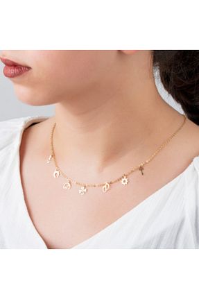 گردنبند طلا زرد زنانه 14 عیار Asya - کد 51663546
