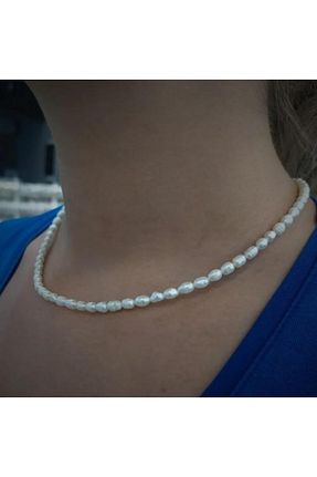 گردنبند نقره سفید زنانه 925 عیار Erer Gümüş - کد 51890837