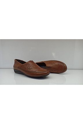 کفش کژوال قهوه ای زنانه چرم خالص KİNG PAOLO - کد 94766068
