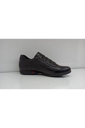 کفش کژوال مشکی زنانه چرم خالص KİNG PAOLO - کد 66675988