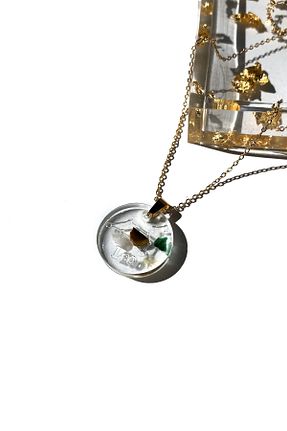 گردنبند جواهر طلائی زنانه روکش طلا Jewesto - کد 132932859