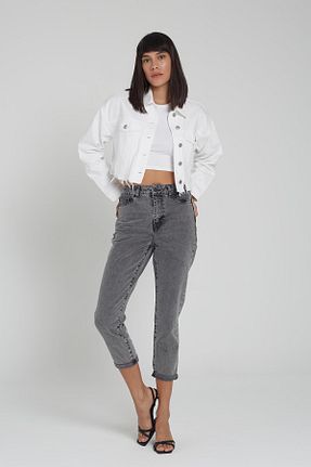 شلوار جین نارنجی زنانه پاچه تنگ CROSS JEANS - کد 133119428