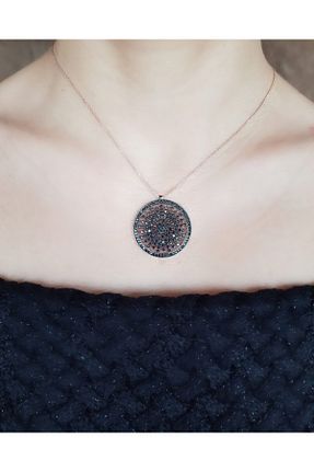گردنبند نقره مشکی زنانه 925 عیار Lucille Silver - کد 133755783