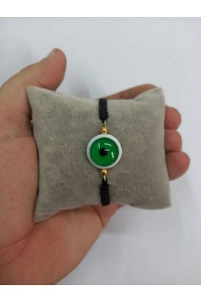 دستبند جواهر سبز زنانه شیشه nazarboncuğu - کد 133771883