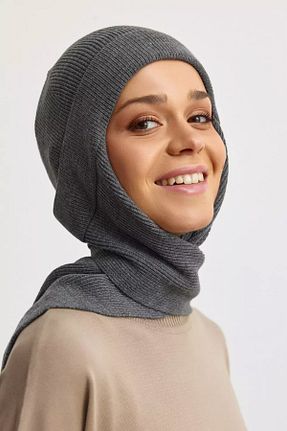 کلاه پشمی طوسی زنانه پنبه ای REMSA - کد 873233895