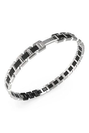 دستبند استیل (فولاد) متالیک مردانه استیل (فولاد) Guess - کد 818578986