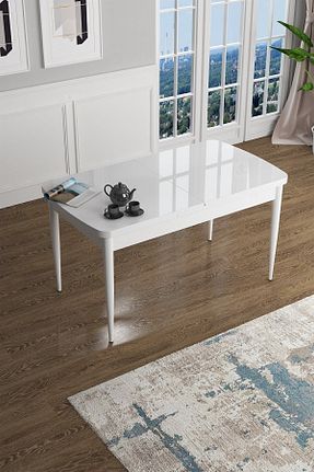 میز آشپزخانه سفید MDF Canisa Concept - کد 213311513