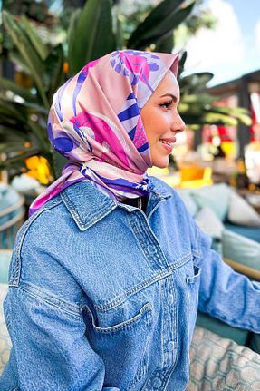 روسری رنگی پلی استر Sultan - کد 873240480