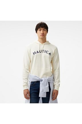 سوئیشرت بژ مردانه چاپی Nautica - کد 772499567
