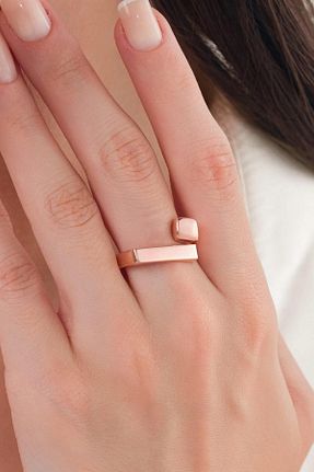 انگشتر نقره صورتی زنانه 925 عیار Tmt Silver - کد 873275727