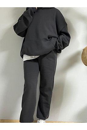 ست گرمکن طوسی زنانه پنبه ای FUWEAR - کد 873284611