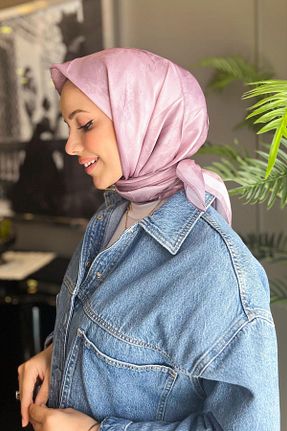 روسری صورتی پلی استر Sultan - کد 840058222