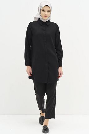 شلوار حجاب مشکی زنانه بافتنی Tuğba - کد 873296871