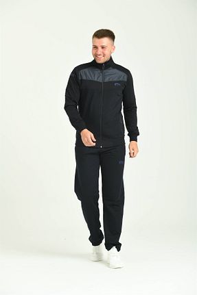 ست بالاتنه و پائین تنه اسپرت سرمه ای مردانه Cramp Spor - کد 414838375