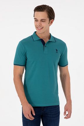 پولوشرت سبز مردانه پارچه U.S. Polo Assn. - کد 849634724