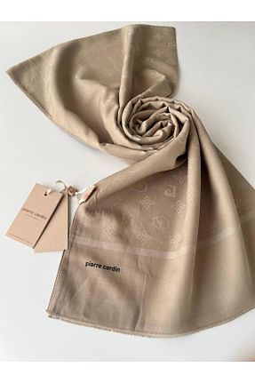 شال طوسی زنانه پنبه ای Pierre Cardin - کد 803494218