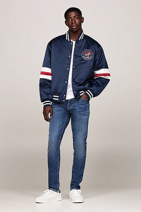 شلوار جین سرمه ای مردانه پاچه ساده Tommy Jeans - کد 873326394