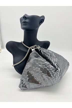 کیف پورتفوی و کلاچ سفید زنانه پارچه ای COY BAG - کد 873351839