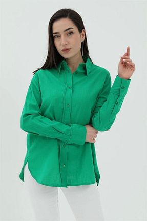 پیراهن سبز زنانه رگولار GIDY - کد 873351053